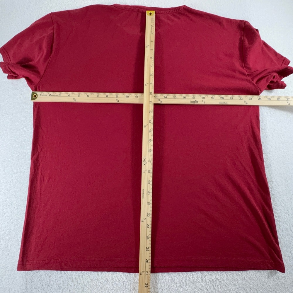 Makers Mark T Shirt Men's‎ Red Short Sleeve Whiskey Bottle Art Tee XL - Picture 2 of 4